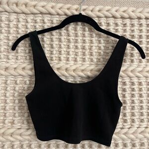 WILFRED Small Black Crop Top